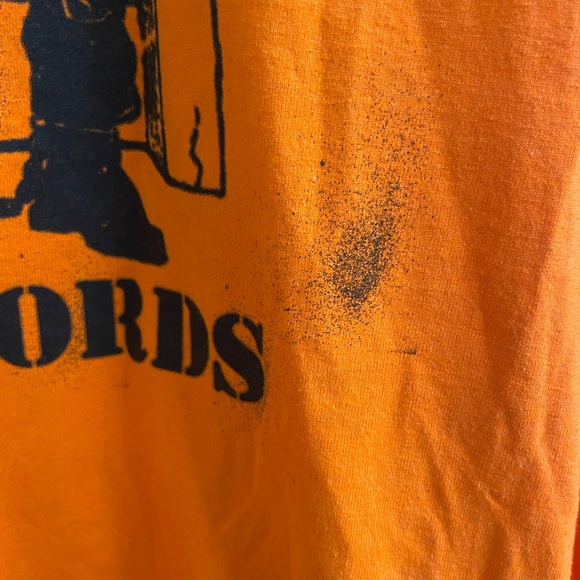 Death Row Records distressed orange LA corrections long sleeve tee - Picture 3 of 5